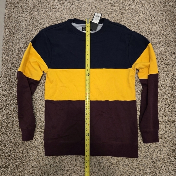 NWT Original Use color block crewneck sweatshirt Size Small - Picture 7 of 14